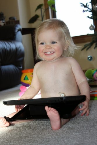 She loved her iPad